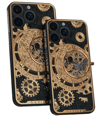 Custom iPhone 18 Pro/Pro Max 骷髅金黑
