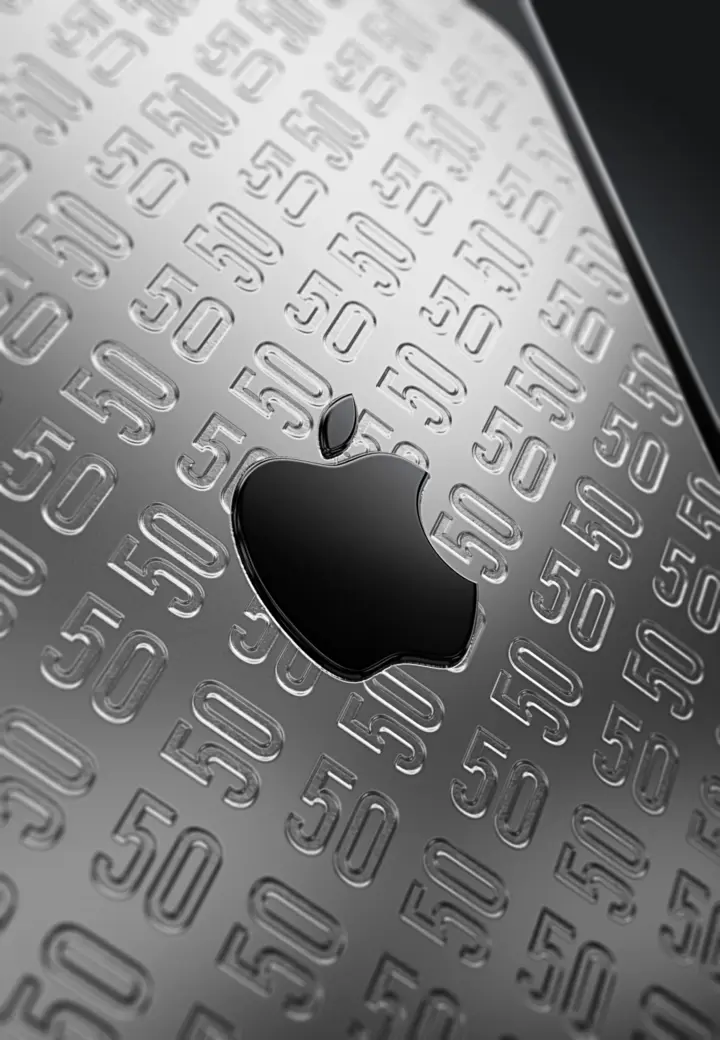 Apple 标志 黑色 月球