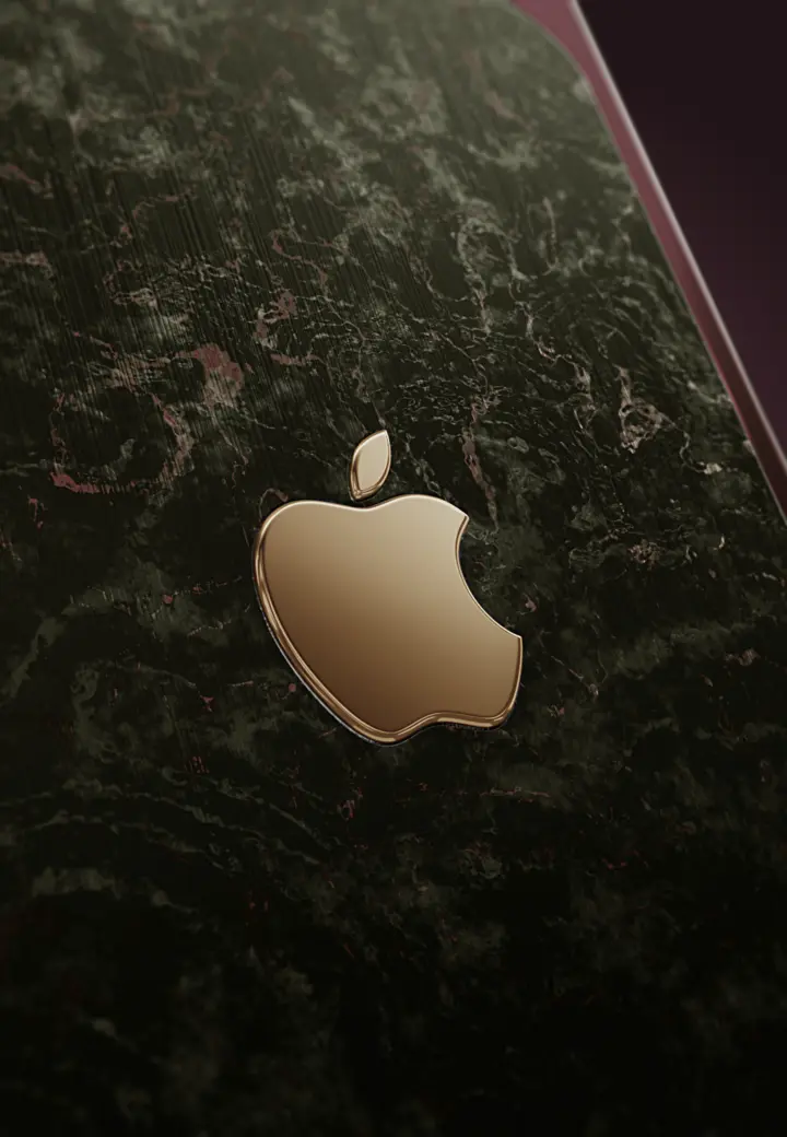 Apple 标志 深色 红色